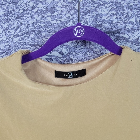 NWOT Beige Bodycon Bodysuit - Picture 3 of 5